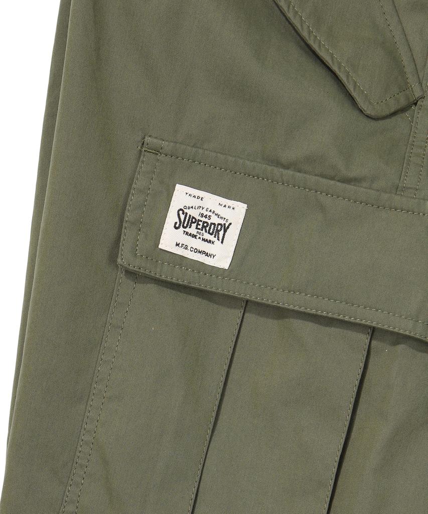 Syupeodeulai W Wide Cotton Cargo Pants Khaki