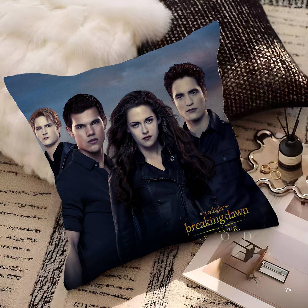 Movie Twilight Cushion Cover Car Throw Pillow Case For Sofa Car Christmas Gift 40X40Cm 45X45Cm