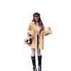 Winter Warm Women  Jacket Loose  Fleece Lined Thick Coat Outerwear