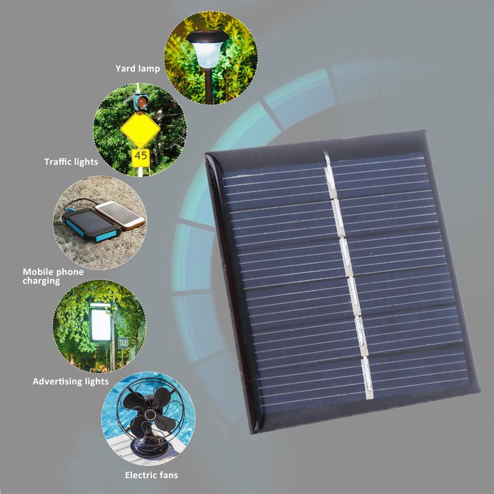 4PCS 3V 168mA Solar Panel DIY Material Outdoor Emergency Charger Portable Power Supply