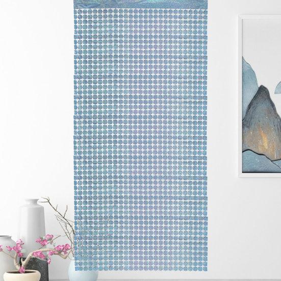 5 sztuk kwadratowa świecąca kurtyna tło imprezowe folia brokatowa zasłona z frędzlami dekoracje świąteczne tło do budki fotograficznej serpentyny