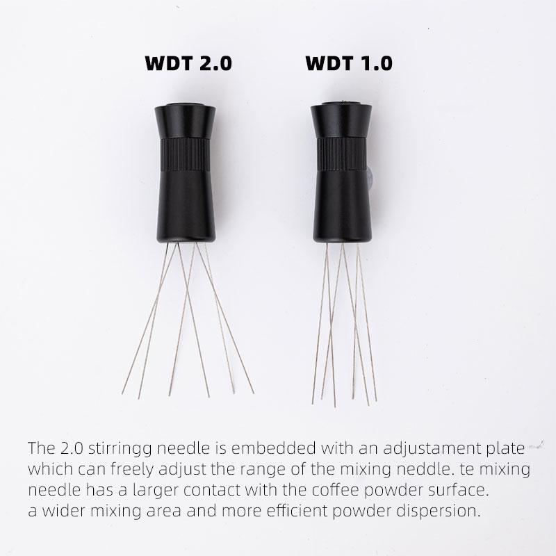Ecocoffee Magnetic Coffee Power Stirrer Espresso Distribution Tool Extra Needles Tool with Stand
