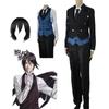Durable Black Butler Kuroshitsuji Sebastian Michaelis Uniform For Parties And Role Play