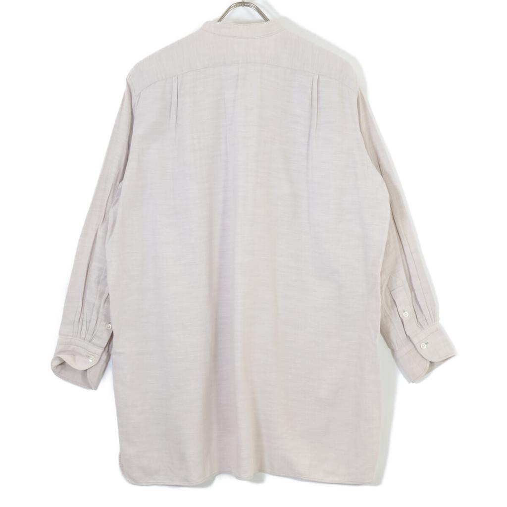 45R 5093050 Beige Cotton Pin-Tuck Pullover Shirt tops 0 beigeUsed