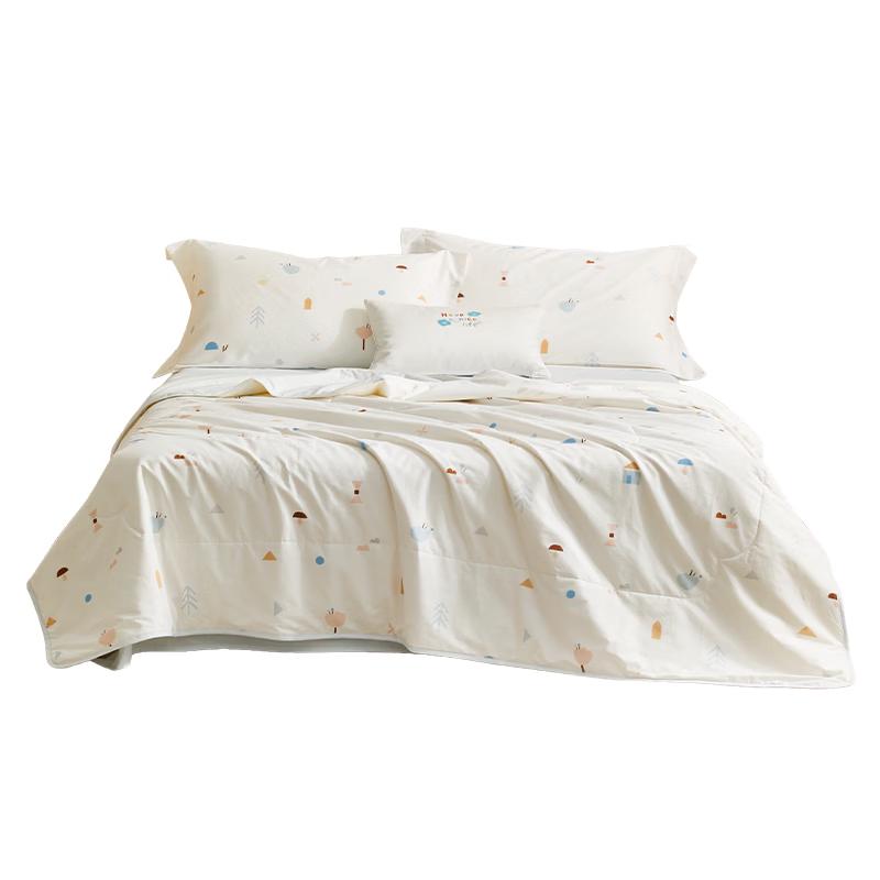 Luolai Kids All-Cotton Washable Soybean Fiber Summer Quilt