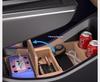 Fits 25 Jihu T5 Models: Non-Slip Silicone Lower Center Console Storage Box for Original Car Interior