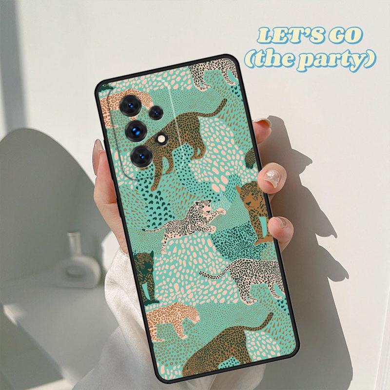Cheetah Panther phone case For Samsung Galaxy A42 A31 A40 A51 A71 A32 A80 A91 A52 A72 A73 A20e A21S A50 A70 A11 A12 Cover
