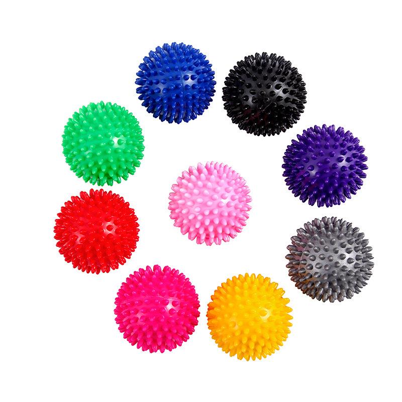 Cross-Border PVC Spike Massage Ball for Yoga, Fitness, Fascia, Sole, and Muscle Relaxation