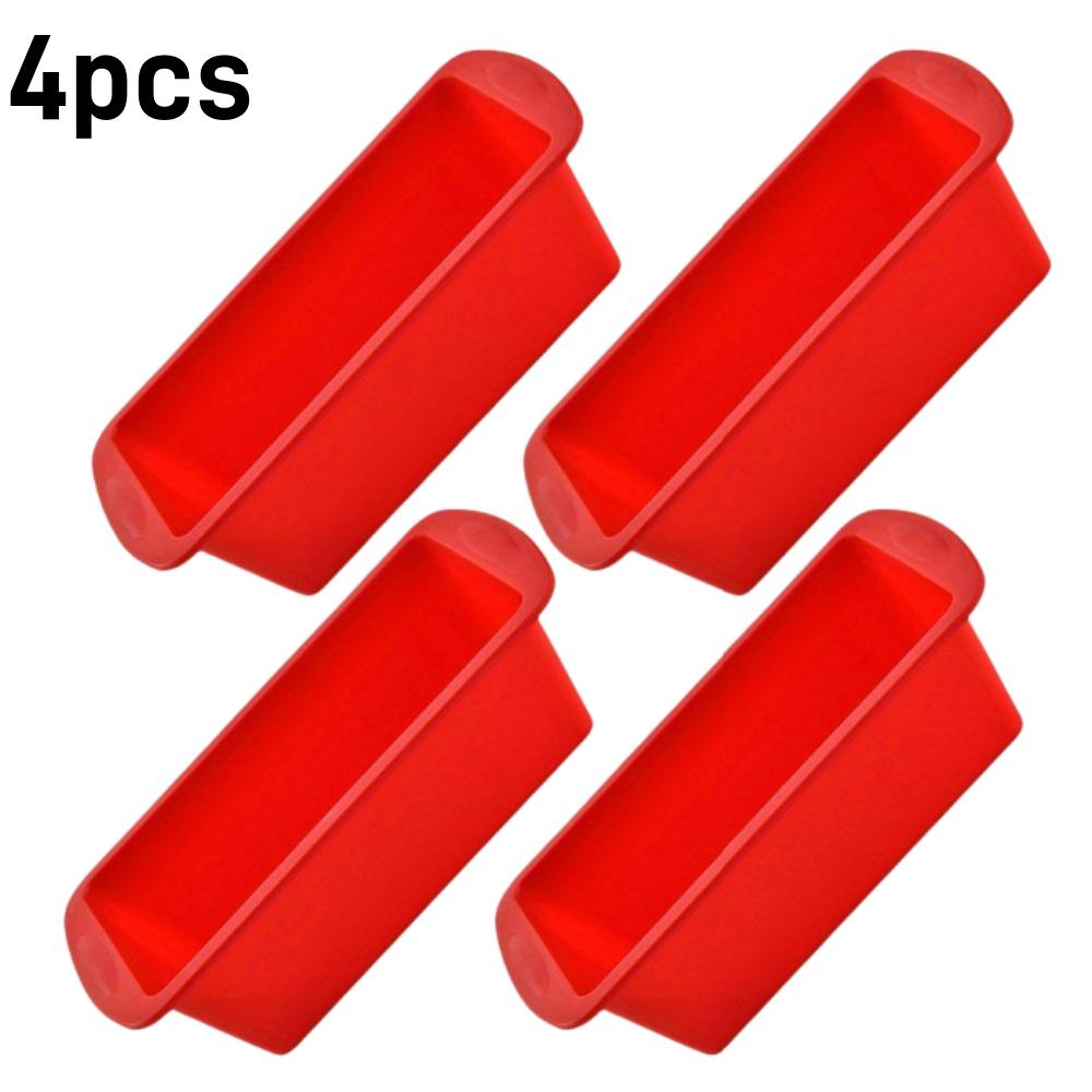 1/4pcs Non-Stick Loaf Pans Flexible Silicone Rectangle Cake Pan for Baking Bread BPA Free Brownie Toast Mold Kitchen Essentials