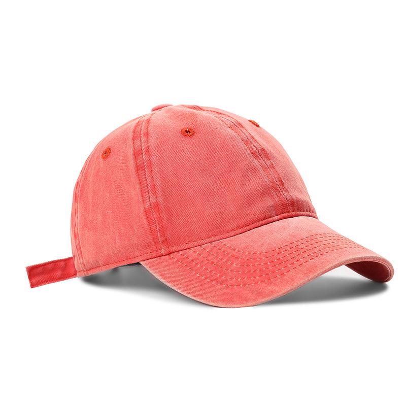 Hat Women'S Cap Soft Top Versatile Washed Solid Color Baseball Cap Casual Men'S Denim Hat