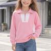 Boys and Girls Casual Long Sleeve Hooded Sweatshirt Comfortable Pullover for Everyday Wear