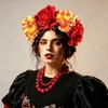 Simulated Flower Artificial Flower Crown Gorgeous Design Bohemian Hair Accessories Festivals