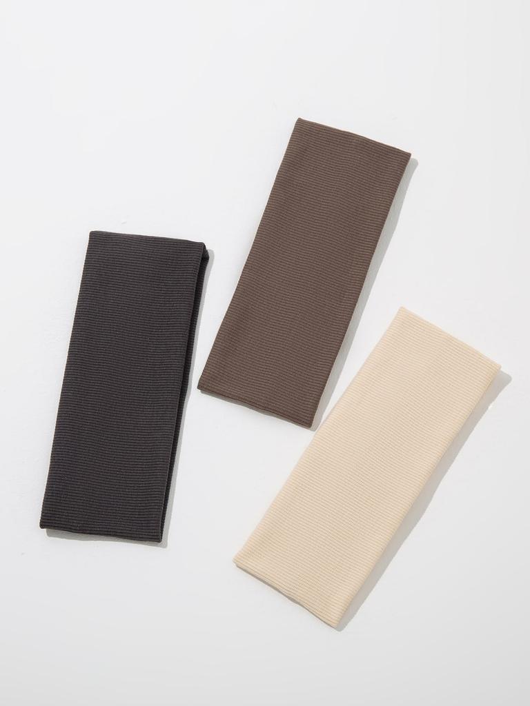3Pcs Fashion Knitting Solid Color Headbands Non Slip Elastic Soft Fabric Hair Bands for Women Hairband Headwrap Accessories