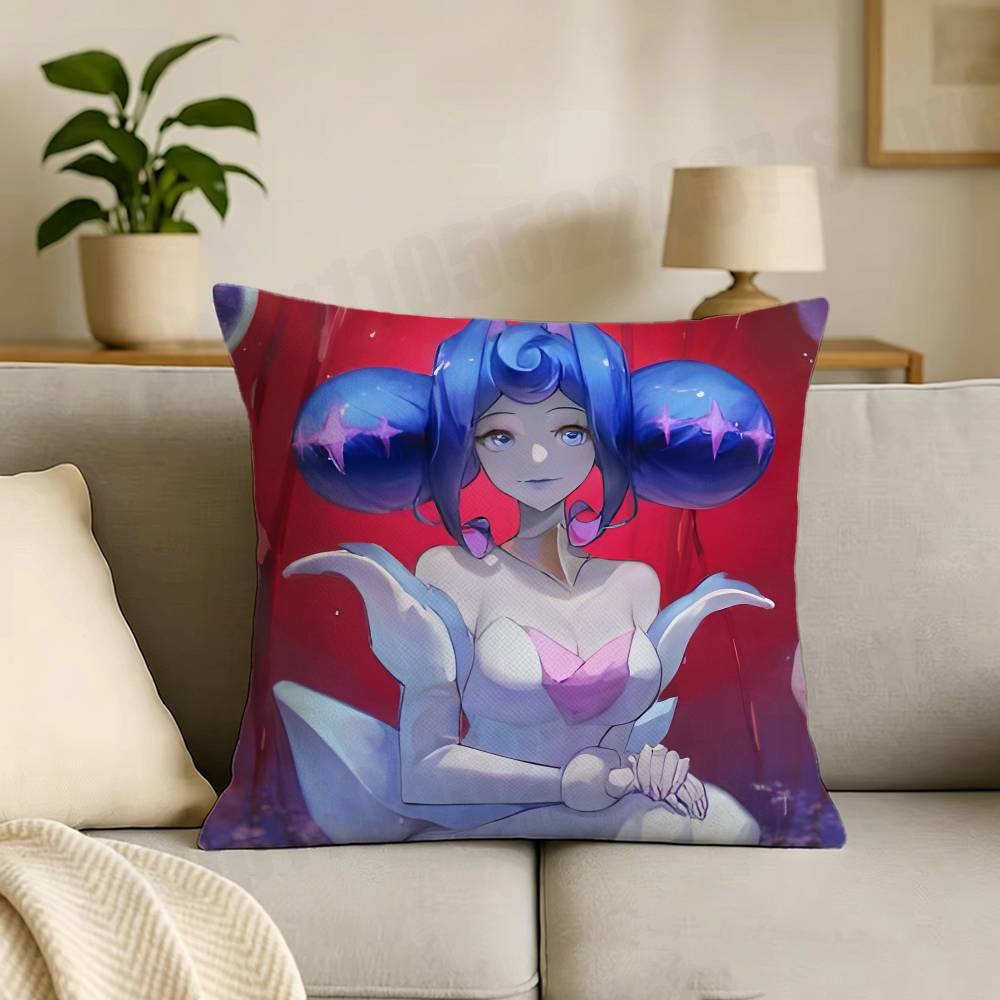 Cartoon KKnights of GGuinevere Cartoon Printing Pillowcase Customized Pillow Cover for Sofa Home Decor