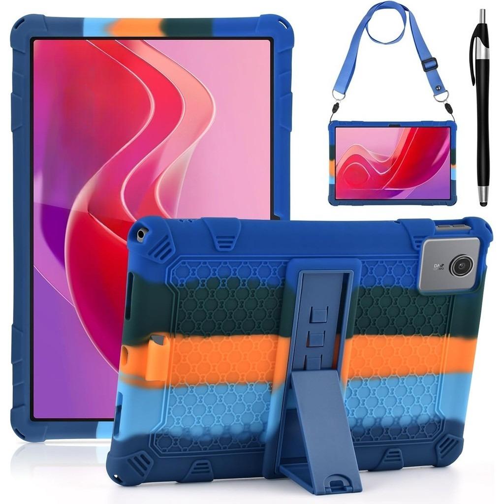 Soft Silicone Kids Safe Case for ZTE Nubia Pad Pro Global 10.9 2025 Nubia Pad Pro 10.9 with Shoulder Strap Stylus Pen