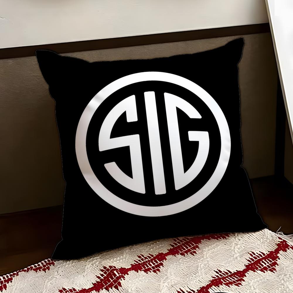 

Brand SSig SauerS Cushion Cover Reversible Soft Durable Pillow Cover Home Car MultiScene Use for Daily Comfort 30X30cm