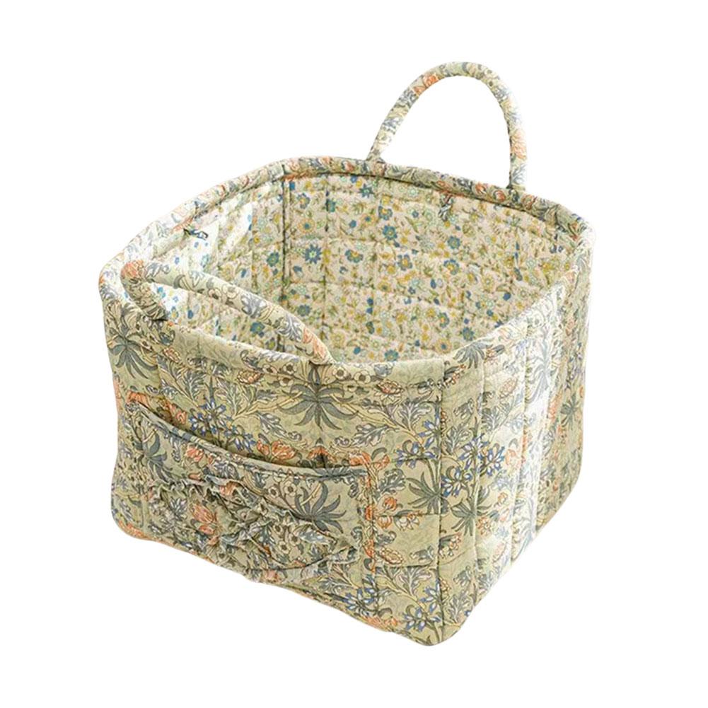 Boho Stoff Aufbewahrungskorb Große Kapazität Schrank Organizer Behälter mit Griff für Kleidung und Kleinkram