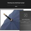Men's Luxury Windproof 16-Rib Wooden Handle Golf Umbrella