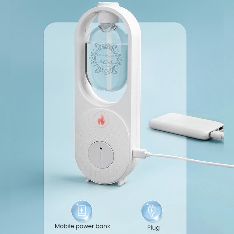 Aroma difuzér Aroma olejový rozptylovač vůně 5 režimů Noční světlo Kapacita 50 ml Nástěnný Stolní USB nabíjení
