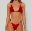 Costume da bagno bikini sexy da donna spezzato in stile europeo e americano 2025