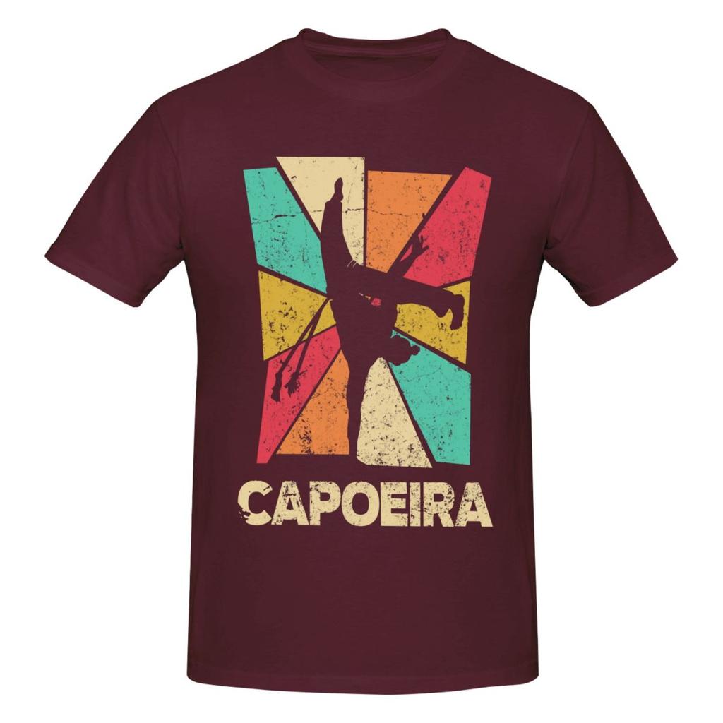 Unisex Funny Martial Arts Kickboxing Capoeira Vintage T Shirt Streetwear Oversized Oneck Cotton Sleeve Custom Unisex Clothing