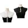 Adjustable Lace Ruffle Neck Collar Accessory Halloween Cosplay Shawl for Women Girls Gothic Victorian Costume Parties