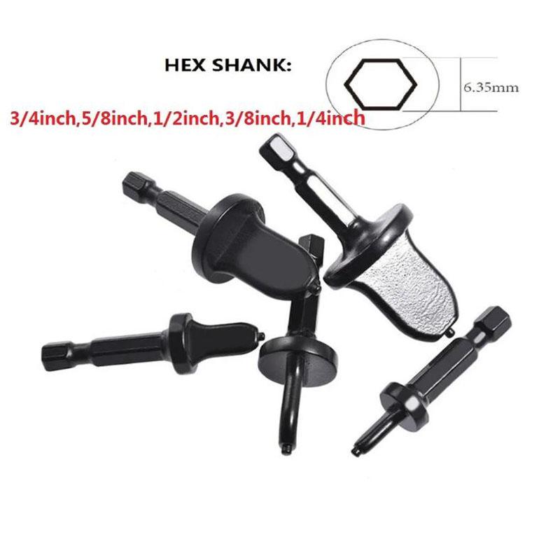 1/5Pcs Tube Pipe Expander Hexagonal Handle Metal Copper Pipe Takeover Tool Air Conditioner Repair Electric Drill Bit Flaring Tool