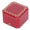2PCS Ring Box Jewelry Storage Display Ring Gift Case for Proposal Engagement WeddingRed