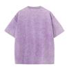 [230g Washed Oversized Distressed Drop Shoulder T-shirt] Cross-Border Trendy European & American Print.