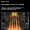 Small Electric Heaters Fast Warming up Low Noise Operation Automatic Shutoff Safety Feature for Bedroom Indoor Heating