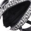 Dior Double saddle bag Handbag Trotter Navy blue canvas Women Used