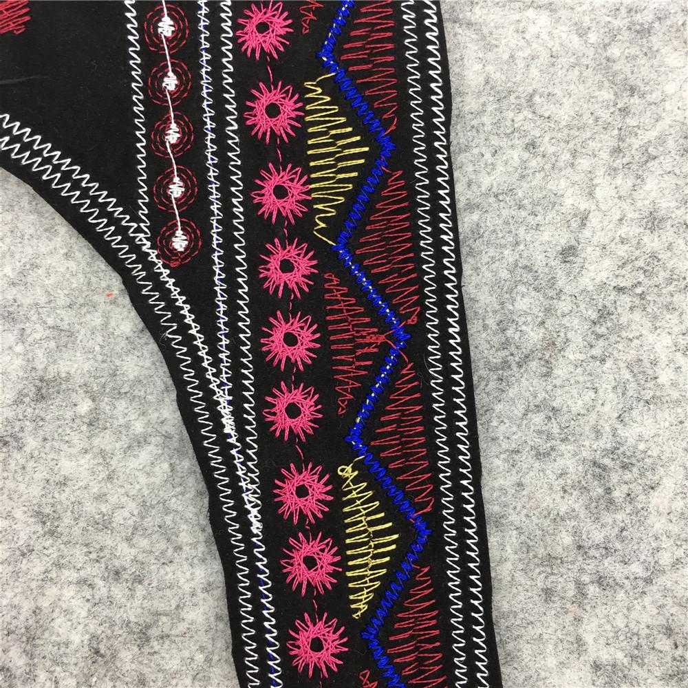 Embroidered Polyester Colored Lace Collar Ethnic Style Diy Lace-Up Lace Fake Collar Dress Accessories