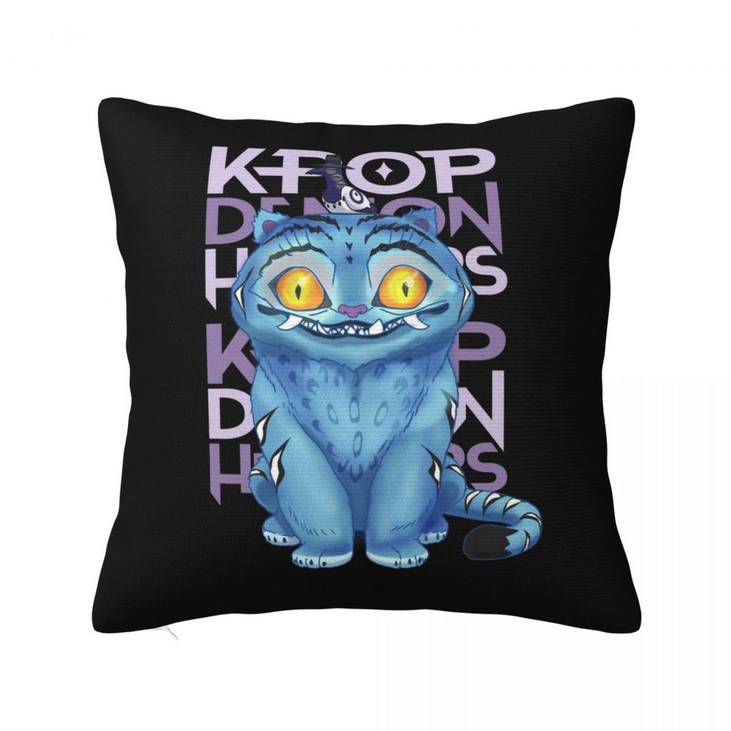 Jinu Kpop Dämonenjäger Vintage 90er Jahre Stil Wurfkissenbezug Polyester Wurfkissen Neuartiger Kissenbezug