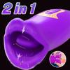 Tongue Licking Vibrator for Women Clitoris Stimulator Mouth Female Masturbator Vaginal Massage Adult Sex Toys Supplies New