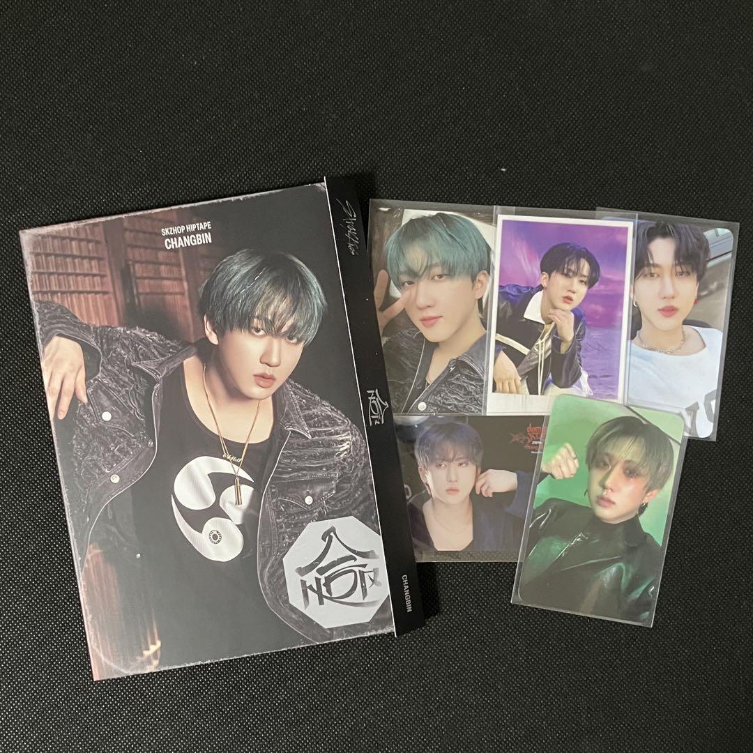 

[USED] Stray Kids Changbin trading card set, hop pop-up, lucky drop