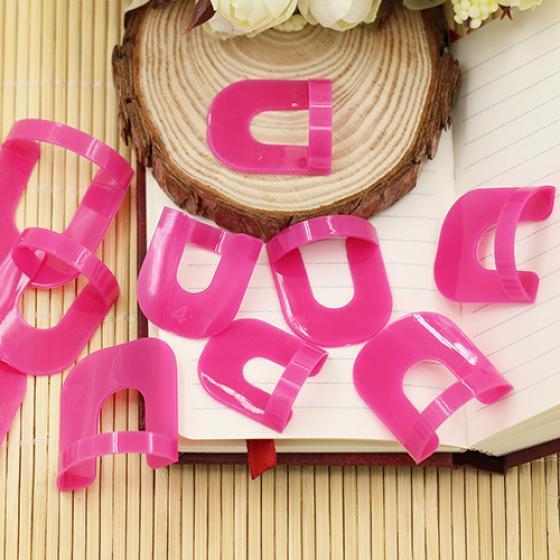 26 Stück Nagellackkanten-Schablonenklammern gegen Überschwemmungen + 1 Stück Aufkleber-Werkzeugset