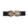 New Atmospheric Oil-dropping Totem Tangcao Pair Buckle Wide Ladies Waist Seal Elastic Trouser Domestic Sales Fashion Belt