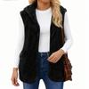 Women's  Hoodies Oversized Fleece Long Pullover Hooded Sweatshirts Casual Sleeveless Hoodie Jacket