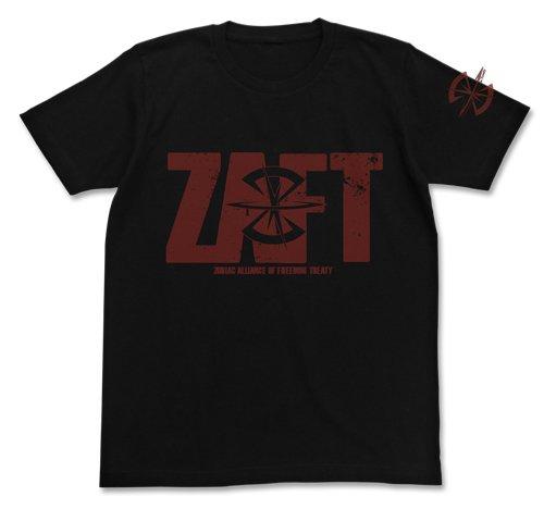 

Mobile Suit Gundam SEED ZAFT Logo T-shirt Black L Size