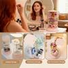 4-Layer Hair Accessory Organizer Transparent Dust-proof Powder Puff Box Rotating Cosmetic Storage Rack Girls' Jewelry Storage