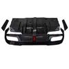 Mercedes-Benz C-Class W205 C63 Carbon Fiber Rear Lip IMP Style Diffuser Body Kit