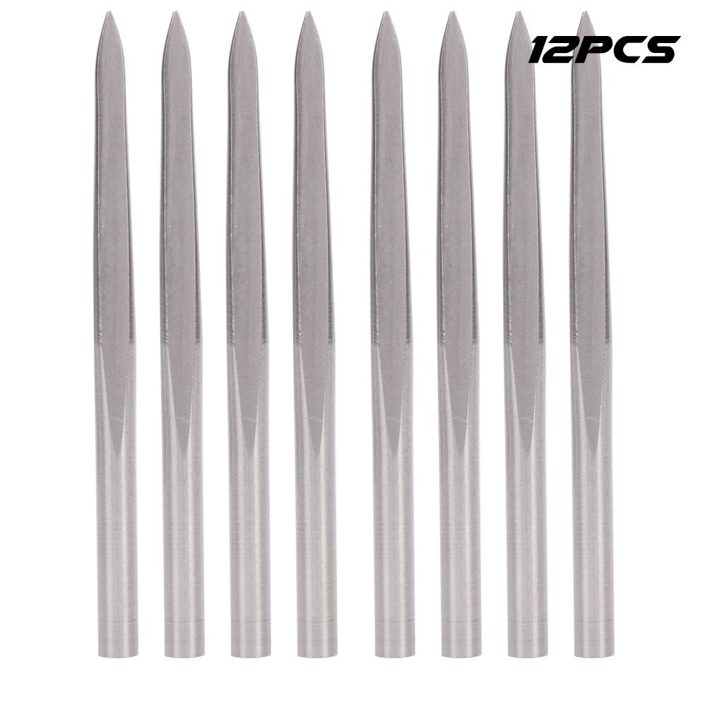 12Pcs Stainless Steel Needles Flat Head for Parachute Cord Bracelets Sewing Craft Making