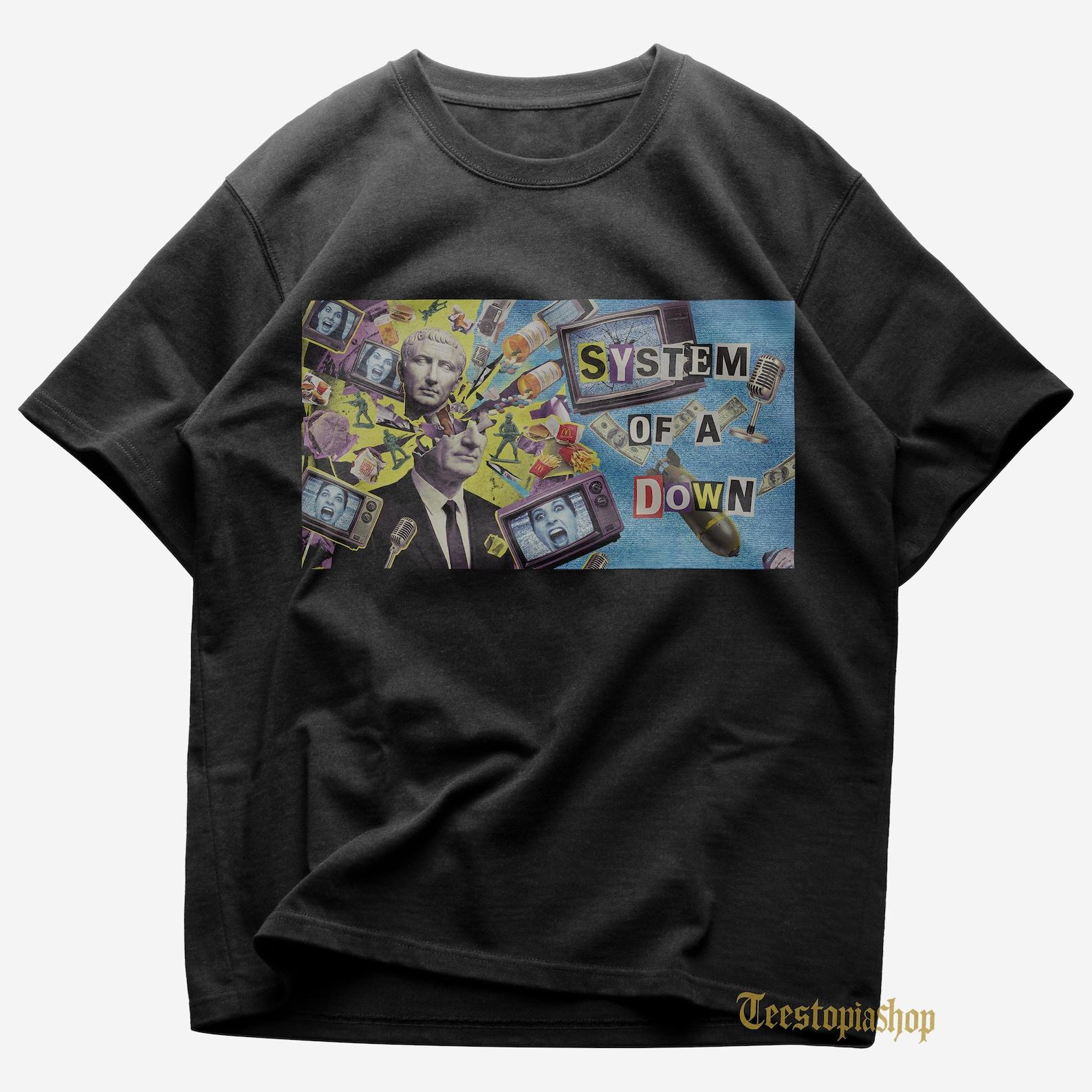 System of a Down T shirt - Chop Suey! - Toxicity - System of a Down Merch - Unisex Metal Tee - Gift for Metal Lovers - Premium Music Apparel S