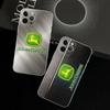 Capa de Celular Verde J-John Truck D-Deeres Para IPhone 17 16 15 14 13 12 11 Pro Max Plus Silicone de Alta Qualidade