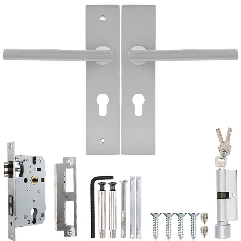 European Style Door Handle Lock Indoor Bedroom Living Room Mechanical Door Lock Security Lockset