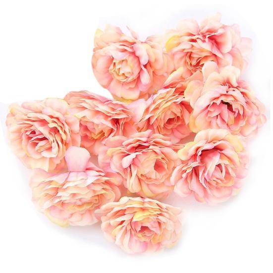 10Pcs Multi-layer Artificial Simulation Flower Heads Wedding Party Home Decor