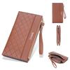 Pu Leather Ladies Wallet With Zipper Long Purse For Daily Use And Water Resistance