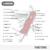 Victorinox Work Champ Red Swiss Army a z 21, w tym metalowe i metalowe ostrze, szwajcarski scyzoryk wielofunkcyjny, szczypce, pilnik, piła. [Kod produktu]