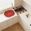 Non-slip Diatomite Faucet Water Barrier Mat Stain-proof Quick Dry Absorbent Pad for Bathroom Vanity Kitchen Sink Countertop
