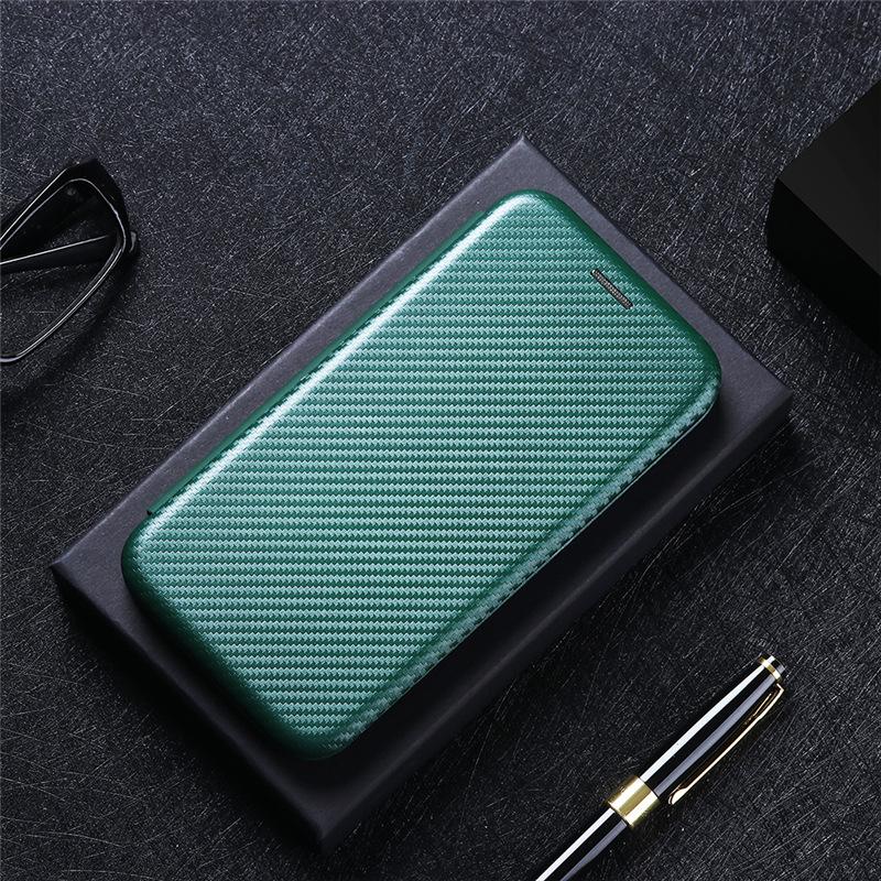 VIVO Y03/Y18 Carbon Fiber Multi-card Flip Phone Case